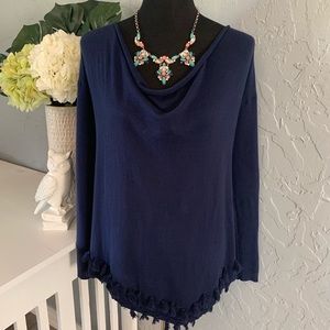 Sold! 💕LILLY PULITZER💕 Navy Tassel Sweater